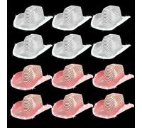 Gyios bucket hat Cap Led Light Up Cowboy Women Flashing Sequins Wedding Bachelorette Party Bulk Fun Unisex Hats-2 Colors Mix-b-24pcs