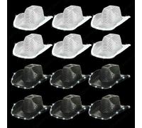 Gyios bucket hat Cap Led Light Up Cowboy Women Flashing Sequins Wedding Bachelorette Party Bulk Fun Unisex Hats-2 Colors Mix-a-80pcs