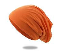 Gyios bucket hat Cap Slouchy Beanie Unisex Soft Cotton Lightweight Running Winter Hip-hop Casual Adult Cap-smt095-orange