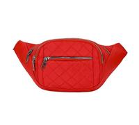 Gyios Bum Bag Bumbag Fanny Packs for Women Man Belt Fashion Crossbody Waterproof Chest Bag-red A