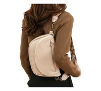 Gyios Bum Bag Fashion Retro Shoulder Messenger Ladies Casual Simple Chest Female-beige