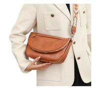 Gyios Bum Bag Fashion Retro Shoulder Messenger Ladies Casual Simple Chest Female-brown