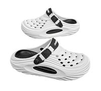 Gyios Flip Flops Men Unisex Summer Slippers Platform Women Beach Sandals Outdoor Casual Non-slip Footwear Sandals-white-40-41