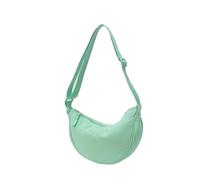 Gyios handbags for women Nylon Fabric Zipper Crossbody Bag Men And Crescent Shaped Dumpling Under The Armpits Large Capacity-mint Green