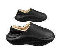 Gyios Memory Foam Slippers Men's Slides Men Office Padded Walk Around Home Slipper The Shoes-c15-4l63-black-40-41