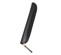Gyios Pencil case Minimalist Single Pen Pouch, Slim Zipper Holder Protective Storage Portable Stationery Bag For Office Daily Use-black