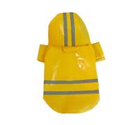 Gyios Poncho Dog Raincoats Waterproof Pet Puppy Jacket Reflective Coat For Small Dogs Cat Raincoat Chihuahua Bulldog Cape Poncho Costume-yellow-xl