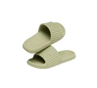 Gyios slippers Anti-slip Thick Sole Eva Summer Slipper High Light Weight Soft Sandals Home House Bathroom Shoes For Men Women-green-46-47