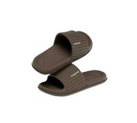 Gyios slippers Anti-slip Thick Sole Eva Summer Slipper High Light Weight Soft Sandals Home House Bathroom Shoes For Men Women-chocolate Color-44-45