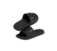 Gyios slippers Anti-slip Thick Sole Eva Summer Slipper High Light Weight Soft Sandals Home House Bathroom Shoes For Men Women-black-44-45