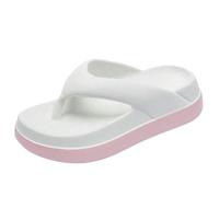 Gyios slippers Casual Platform Sandals Women Flip Flops Popular Non Slip Outdoor Shoes-white-40-41