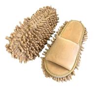Gyios slippers Lazy Mop Slippers, Detachable Chenille Floor Cleaning Open-toe Dust Wiping Shoes For Home Cleaning-2-s 35-38 Feet-china
