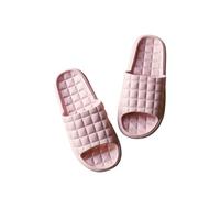 Gyios slippers Summer Women Bathroom Home Non-slip Flip Flops Couple Indoor Soft Skid Proof Sandals Color Men Flat Shoes -pink-42-43