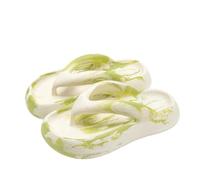 Gyios Summer Slippers Flip Flops Women Thick Soled Herringbone With A Feeling Of Stepping On Feces Anti Slip Wearing Beach Externally