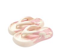Gyios Summer Slippers Flip Flops Women Thick Soled Herringbone With A Feeling Of Stepping On Feces Anti Slip Wearing Beach Externally