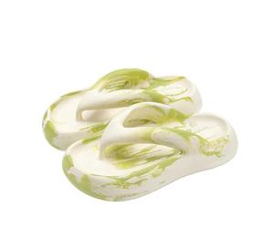 Gyios Summer Slippers Flip Flops Women Thick Soled Herringbone With A Feeling Of Stepping On Feces Anti Slip Wearing Beach Externally