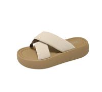 Gyios Summer Slippers Women's Sandals Simple Minimalist Platform Casual Flip Flops