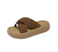 Gyios Summer Slippers Women's Sandals Simple Minimalist Platform Casual Flip Flops