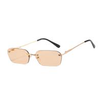 Gyios Sunglasses Fashion Rimless Men Women Light Weight Sun Glasses Male Rectangle Frameless Eyewear Uv400