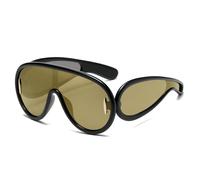 Gyios Sunglasses Large Frame One-piece European And American Hip-hop Women's Outdoor Cross-border-d
