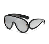 Gyios Sunglasses Large Frame One-piece European And American Hip-hop Women's Outdoor Cross-border-e