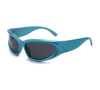 Gyios Sunglasses Millennial Style New Hot Girl Cycling Punk Sports Women's Trendy Glasses-d