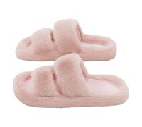 Gyios Women Slippers Women's Outdoor Fur For Indoor Spring And Autumn Internet Celebrity Fairy French Style Shoes-pink-thirty-eight