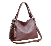 Gyios Women's Bags Fashion Woman Shoulder Bag Ladies Tote Shopper Large Handabg Soft Pu Leather Crossbody Bag-purple;