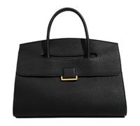Gyios Women's Bags Womens Fashion Tote Bag Large Vegan Leather Handbag Vintage Shoulder Purse Ladies Working Satchels-black