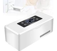GYJ Portable Insulin Cooler Mini Medicine Refrigerator 2-8℃ Medicine Cooler Travel Case LCD Touch Screen Mute Noise Reduction Treatment HY (Size : 2Battery)