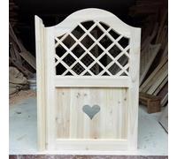 GYJ Unfinished Swing Doors Paintable, Bar Swinging Doors, Single Panel Cafe Door Gate, Solid Wood Half Waist Doors HY(W75xH90cm(29 1/2" x35 3/8"))