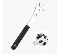 GYJZZW Professional Bike Pedal Wrench, Super Hard Bicycle Pedal Removal Tool, Extra Long Handle Bike Pedal Wrench with Rubber Grip for Road Mountain Bikes (A)