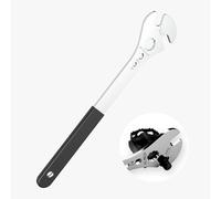 GYJZZW Professional Bike Pedal Wrench, Super Hard Bicycle Pedal Removal Tool, Extra Long Handle Bike Pedal Wrench with Rubber Grip for Road Mountain Bikes (B)