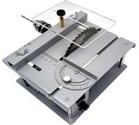 GYKOZY 150W Mini Table Saw, Multi-Function Precision Electric Cutting Tool for Wood, Stone, and Plastic - Small Desktop Woodworking Machine