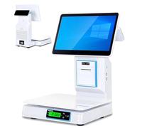GYKOZY Ai Smart Touch Screen POS Systemss for Restaurants & Retail,All-in-One Cash Register with Built-in 58mm Thermal Printer, Cash Drawer, Handheld Scanner, Singlescreen (Singlescreen)