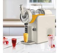 GYKOZY Commercial Slushie Maker, Multi-Function Frozen Beverage Machine for Smoothies, Margaritas, Milkshakes, Ideals for Bars, Cafes, Summers Parties (White)