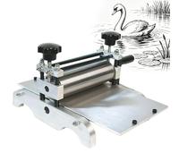 GYKOZY Desktop Manual Etching Press, Slab Roller Engraving Machine, Thick Steel Plate, Pressure Adjustment, Precise and Efficient Printing for Artist Studio, Artwork Making