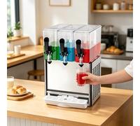 GYKOZY Drink Dispenser for Parties, Large Beverage Container for Juice/Tea/Soda, Clear Lemonade Dispenser with Spigot, Water Pitcher for Hosting 30L