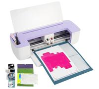 GYKOZY Electric Die Cutting Embossing Machine, 10-300mm/s Speed Automatic Plotter Cutting Machine, ±0.1mm Precise Desktop Craft Machine, High Compatibility for Cardstock Fabric