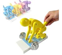 GYKOZY Human Body Lifting Model for Posture Training, Interactive Spine Force Demonstration for Gym School Workout (Yellow)