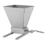 GYKOZY Manual Malt Mill Crusher - Stainless Steel Adjustable Roller Distance Grain Grinder with Hand Crank for Milling Barley and Wheat for Home Brewing