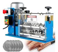 GYKOZY Portable Electric Wire Stripping Machine, 25kg Automatic Cable Stripper, Industrial Motor For 1.5-38mm Scrap Copper Recovery, 1-999mm Cutting Length