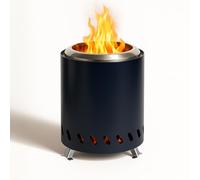 GYKOZY Portable Stainless Steel Wood Burning Stove Bonfire, Easy To Carry, Smokeless Firepit For Outside Outdoor Patio Camping Backyard(Size:5.9 * 7.87in,Color:red) (Silvery)