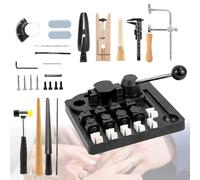 GYKOZY Ring Bender Ring Bending Tool Set, Ring Bending Maker Machine Sizer Measuring Tool, Earring Bending Machine for DIY & Professional Use