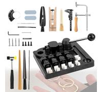 GYKOZY Ring Bender Ring, Jewelry Earring Making Tools Kit, Ring Bender Tool Ring Shaper Press Bending Machine for DIY & Professional Use