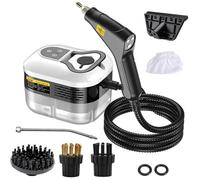 GYKOZY Steam Cleaner Handheld, 2500w 4.5bar High Pressure Steamer Cleaning Machine with 4 Heads, 6 Speeds, 1.2l Portable Wallpaper Steamer for The Home Multi Purpose