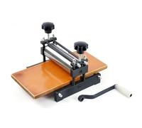 GYKOZY Tabletop Printing Press Etching Tool, Slab Roller Printmaking Machine, Rubbing Plate Size 170×350mm and Precision-engineered Pressure Roller, Even Printing Pressure