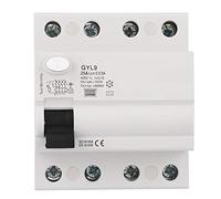 GYL9 25A 40A 63A 4P 400VAC RCCB Current Circuit Breaker Electric Leakage Protector for Industry Commerce High Rise Building Household (25A)