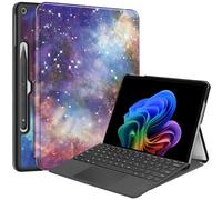 Gylint Case for Microsoft Surface Pro 12-inch 1st Edition 2025, Multiple Angle Polyester Slim Light Shell Case Cover for Surface Pro 12 Tablet,Compatible with Type Cover Keyboard Outer Space