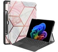 Gylint Case for Microsoft Surface Pro 12-inch 1st Edition 2025, Multiple Angle Polyester Slim Light Shell Case Cover for Surface Pro 12 Tablet,Compatible with Type Cover Keyboard Geometry